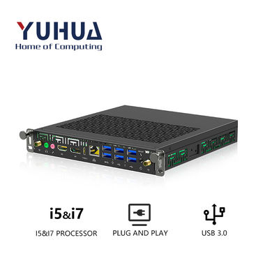 Win 10/Win 11/Linux USB 2.0 X 2 Interaktif Düz Panel için Intel I3/I5/I7 OPS Modülü